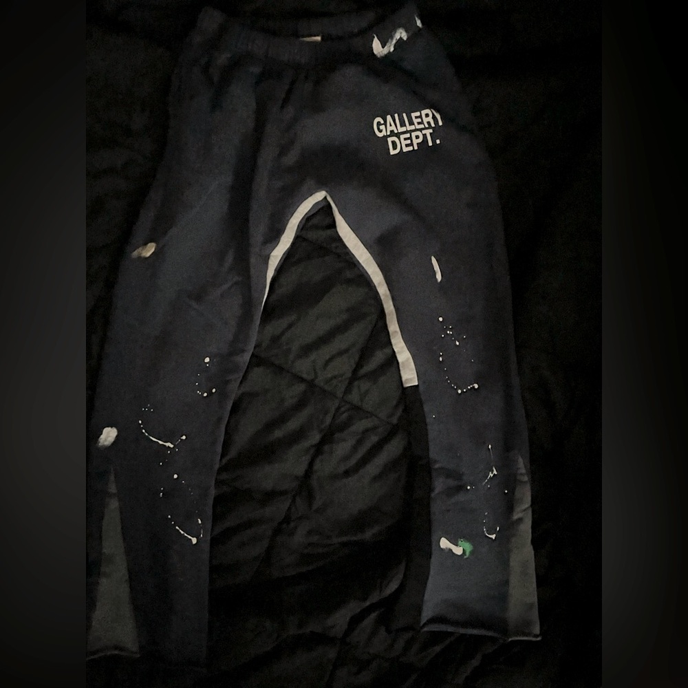 Gallery Dept Flared sweats (navy blue)